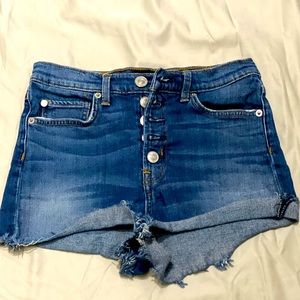 Hudson high rise jean shorts